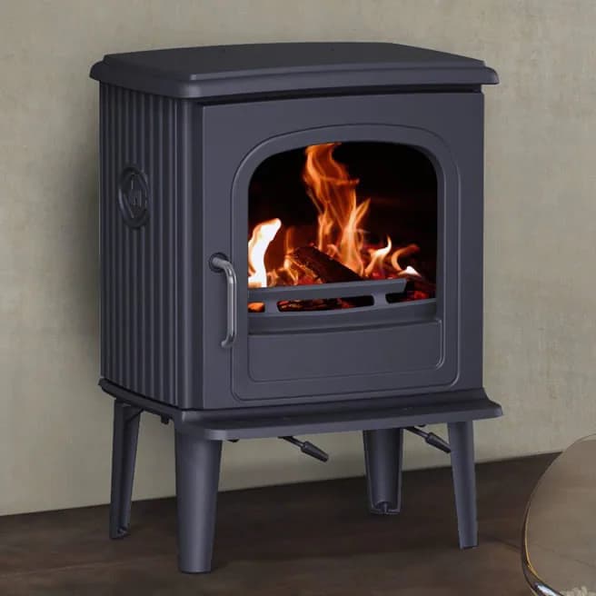 Fonte Flamme 55 CB laqué anthracite, vue principale, visuel fabricant