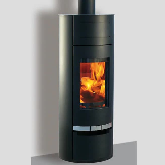 Fonte Flamme Havana acier noir, vue principale, visuel fabricant