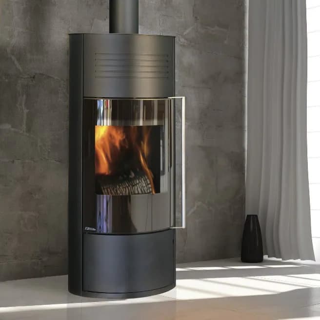 Fonte Flamme Ilam porte verre sérigraphié, vue principale, visuel fabricant