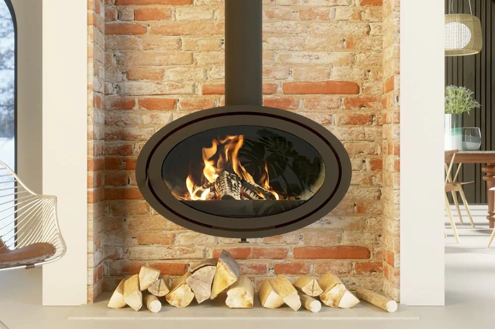 Fonte Flamme Oval Front Wall (fixé au mur), vue principale, visuel fabricant