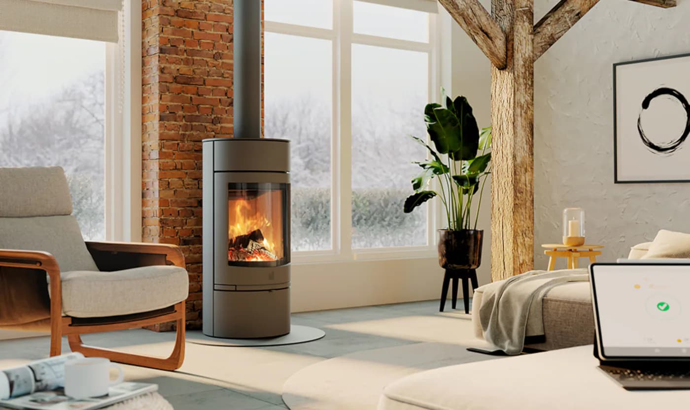 Fonte Flamme Poêles à bois Orbe, vue principale, visuel fabricant