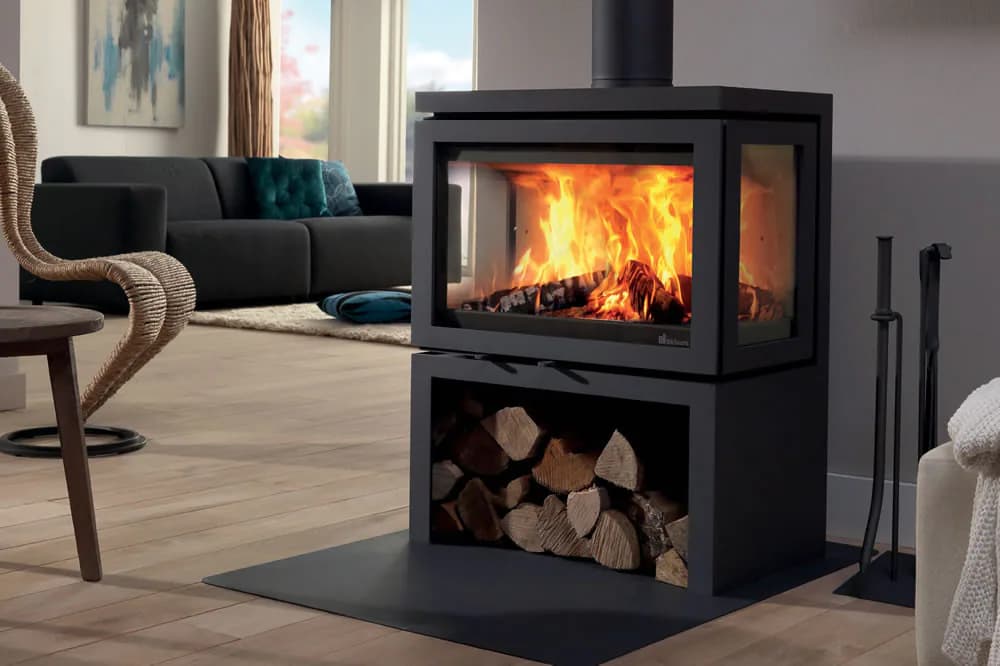 Fonte Flamme Vidar Triple Médium Store, vue principale, visuel fabricant