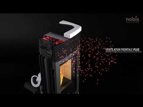Poêle à granulés Nobis : les ventilations